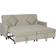 Homcom Reversible L-Shaped Sectional Bed Beige Sofa 90cm