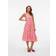 Vero Moda Vmlinn Midikjole - Hummer/Hvid