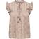 Only Onlreva Life S/L EMB Top WVN Noos Dam Toppar - Mocha Meringue