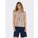 Only Onlreva Life S/L EMB Top WVN Noos Dam Toppar - Mocha Meringue