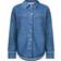 Selected Femme Slfevelyn Ls Shirt - Blå