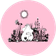 Opto Design Moomin Hug 21 cm Rosa Ø21 Grytunderlägg
