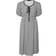 Yours Midi Jurk Met Ruitmotief En Strikdetail - Zwart/Wit