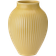Knabstrup Keramik Ribbed 27 cm Yellow Vase