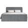 Selsey Saliano 160x200 mit Bettkasten Topper und Samtbezug Grau Boxspringbett