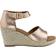 Ravel Belby Womens Wedge Sandals - Rose Gold