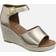 Ravel Belby Womens Wedge Sandals - Rose Gold