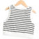 Shein Girls Striped & Heart Print Tank Top