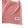 Shein Toddler Girls Letter Patched Detail Tee & Shorts