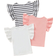 Shein Toddler Girls' Casual Comfortable Round Neck Ruffle Trimmed T-Shirt Set Of