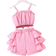 Shein Toddler Girls' Cute Pearl Decor Stud & Bowknot Design Sleeveless Top And Shorts 2pcs/Set Spring/Fall Outfits