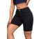 Shein Summer Casual Solid Color Slim Fit Denim Shorts
