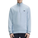 Fred Perry Mens Quarter Zip Sweatshirt - Light Smoke