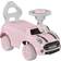 Aiyaplay Foot-to-Floor Ride-on-Car with Air Horn and Anti-Over Backwards Design Pink, Pink