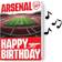 Arsenal FC Arsenal FC Birthday Sound Card