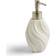 Dunelm Coastal Breeze Wave Soap Dispenser Cream