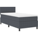 vidaXL Box Spring Seng Med Madras 100x200 cm Mørkegrå Kontinentalseng 100x200cm