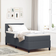 vidaXL Mit Matratze Dunkelgrau 100x200 cm Cordstoff Boxspringbett 100x200cm
