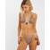 Accessorize Crochet Triangle Bikini Top - Natural