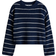 H&M Boxig Stickad Tröja - Marinblå/Randig