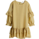 H&M Flounced Chiffon Dress - Yellow