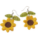 Shein Sunflower Drop Earrings