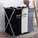 Living and Home Bathroom Laundry Basket Large Detachable Dirty Clothes Organizer