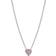 Pandora Elevated Heart Pink Crystal Necklace