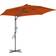 OutSunny Cantilever Garden Parasol Umbrella 3 m with Solar Led and Cover Orange