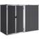 vidaXL redskabsskur haven 225x89x161 galvaniseret stål antracit (Areal )