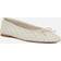 Dune London Heat Woven Leather Ballerina - Ecru