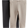 H&M Baby Brown 2-pack cotton leggings with brushed inside 2-3Y