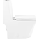 Swiss Madison Brusque One-Piece Square Toilet Dual-Flush 1.1/1.6 gpf Glossy White