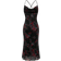 Shein Kleid mit Blumenmuster-Allover-Muster und drapiertem Ausschnitt für Große Größen