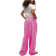 Topshop Linnebyxor Med Ballongben - Rosa