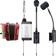 Dual UHF Dragspel Trådlös Mikrofon Q2/AT-5