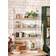 Søstrene Grene MDF Fyrretræsfiner Jern 65 x 20 x 81,5 cm Væghylde 65cm