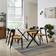 Dunelm Ezra Rectangular Compact Dining Table 78.5x120cm