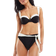 New Look Underwired Colour Block Bikini Top - Black