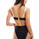 New Look Underwired Colour Block Bikini Top - Black