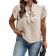 Shein Plus Tie Neck Petal Sleeve Blouse