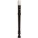 Canto One-Piece Translucent Soprano Recorder with Baroque Fingering Transparent Purple