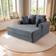 Mercer41 Bahi Upholstered Chaise Sofa 53" 2 Seater