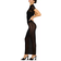 Saks Fifth Avenue Sheer Mesh T-shirt Maxi Dress - Black