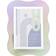 Rainbow Effect Curved Photo Frame 16.3x21.6cm