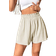 Shein Ruffle Hem Shorts - Solid Color