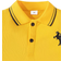 Shein Young Boys Knight Embroidery BlackBordered Short Sleeve Polo Shirt