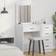 vidaXL Dressing Table Med LED Lys Hvid 50 x 41 x 135 cm Toiletbord 41x50cm