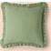 Dunelm Frilled Gauze Square Complete Decoration Pillows Green (43x43cm)