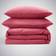 Dunelm Soft & Cosy Luxury Duvet Cover Red (220x260cm)